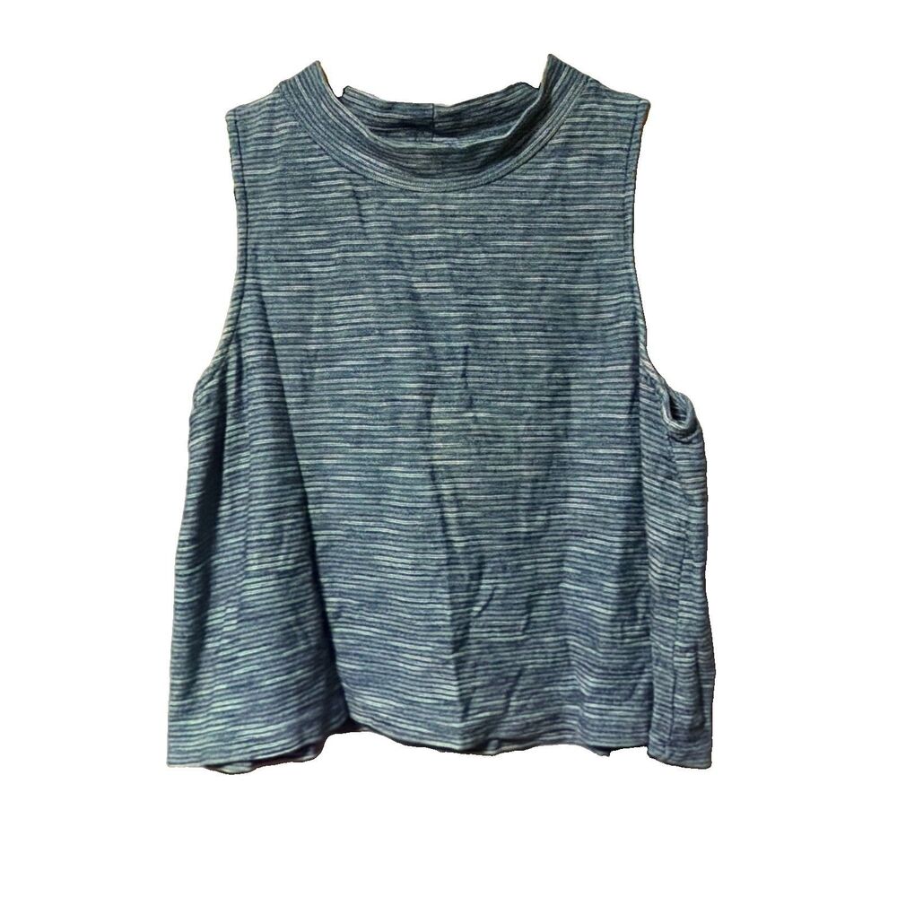 Anthropologie Postmark Mock Neck Tank Size Large Cotton Soft Outdoors